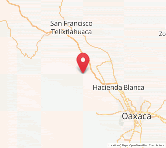 Map of Mazaltepec, Oaxaca