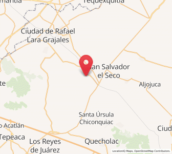 Map of Mazapiltepec, Puebla