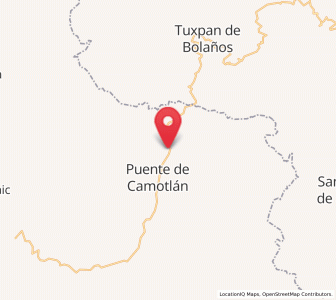 Map of Mesa del Tirador, Nayarit