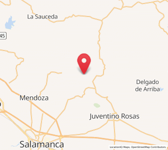 Map of Mesas de Acosta, Guanajuato