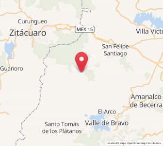 Map of Mesas de San Jerónimo, México