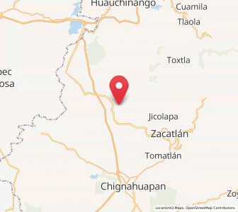 Map of Metepec, Puebla