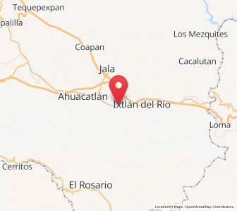 Map of Méxpan, Nayarit