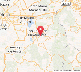 Map of Mezapa la Fábrica, México