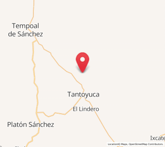 Map of Mezquite Mata del Tigre, Veracruz