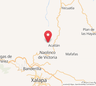 Map of Miahuatlán, Veracruz