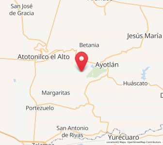 Map of Mirandillas, Jalisco