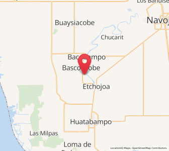 Map of Mochidaco, Sonora