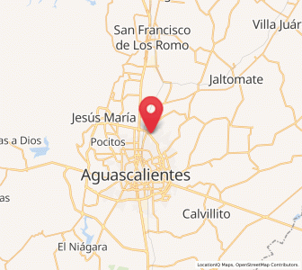 Map of Montebello Della Stanza [Fraccionamiento], Aguascalientes