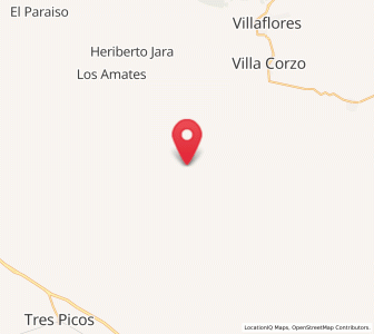 Map of Monterrey, Chiapas