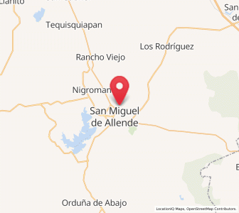 Map of Montes de Loreto, Guanajuato