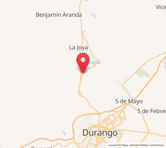 Map of Morcillo, Durango