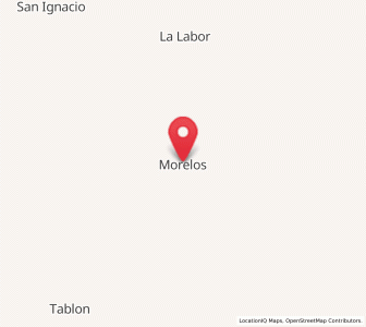 Map of Morelos, Chihuahua