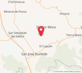 Map of Morisquilla, Guanajuato