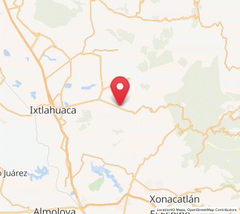 Map of Moxteje, México