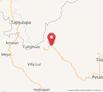 Map of Moyos, Chiapas