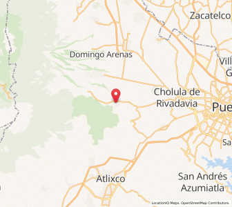 Map of Nealtican, Puebla