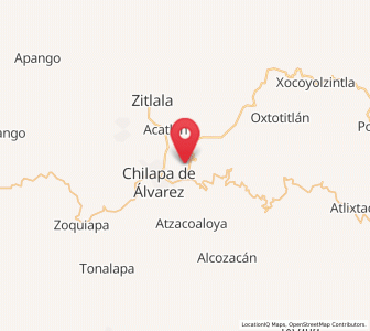 Map of Nejapa, Guerrero