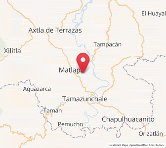 Map of Nexcuayo II, San Luis Potosí