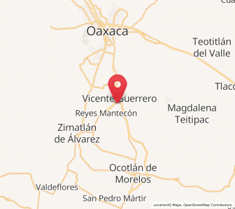 Map of Ninguno, Oaxaca
