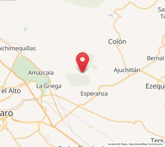 Map of Nogales, Querétaro