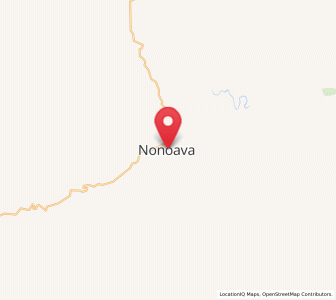 Map of Nonoava, Chihuahua