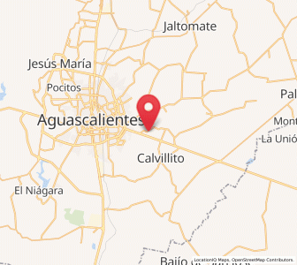 Map of Norias del Paso Hondo, Aguascalientes