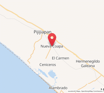 Map of Nueva Coapa (Estación Echegaray), Chiapas
