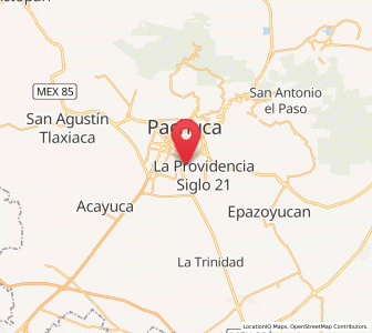 Map of Nuevo Centro de Población Agrícola el Chacón, Hidalgo
