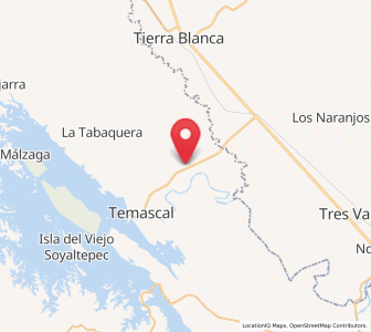 Map of Nuevo Paso Nazareno (Chichicazapa), Oaxaca