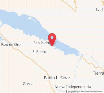 Map of Nuevo Resplandor, Chiapas
