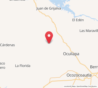 Map of Nuevo San Juan Chamula, Chiapas