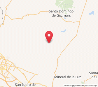 Map of Nuevo Valle de Moreno, Guanajuato