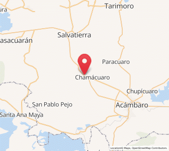 Map of Obrajuelo, Guanajuato