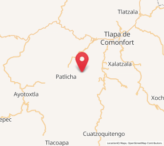 Map of Ocotequila, Guerrero