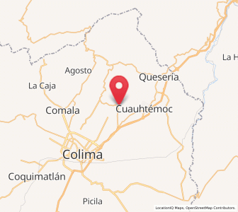 Map of Ocotillo, Colima