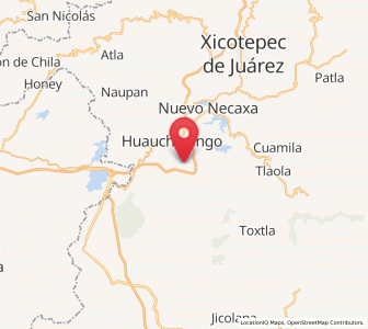 Map of Ocpaco, Puebla