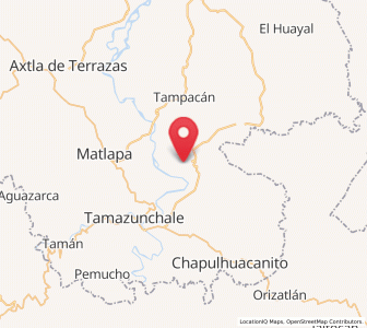 Map of Ocuiltzapoyo, San Luis Potosí