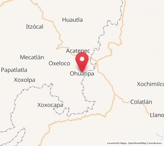 Map of Ohuatipa, Hidalgo