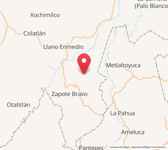 Map of Ojital Cuayo, Veracruz