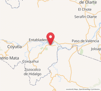 Map of Ojite de Matamoros, Veracruz