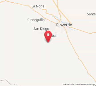 Map of Ojo de Agua Seco, San Luis Potosí