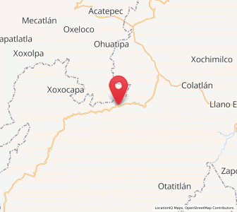 Map of Otlatzintla, Veracruz
