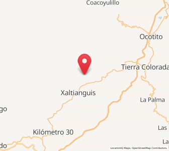Map of Pablo Galeana, Guerrero
