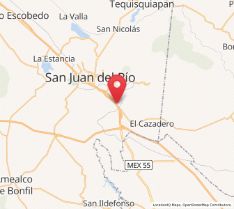 Map of Palmillas, Querétaro