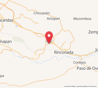 Map of Palo Gacho, Veracruz