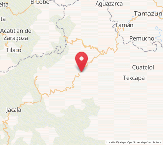 Map of Palo Semita, Hidalgo