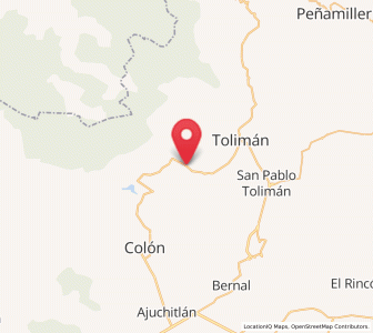 Map of Panales, Querétaro