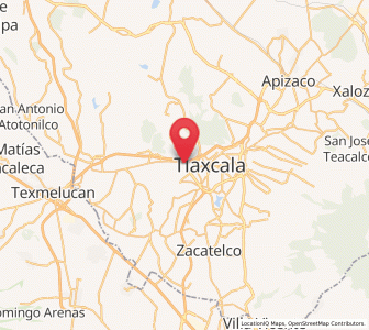 Map of Panotla, Tlaxcala