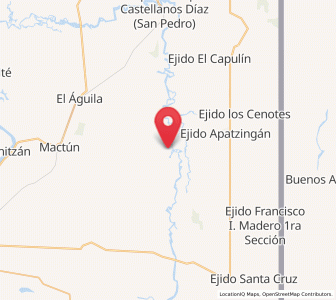 Map of Paraíso (El Tinto), Tabasco